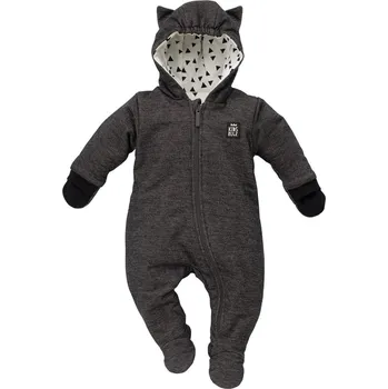 Kojenecký overall PINOKIO Happy Day Teplý overal Black Velikost (od výrobce): 62