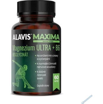 Zdraví ALAVIS MAXIMA Magnezium ULTRA + B6 60 kapslí
