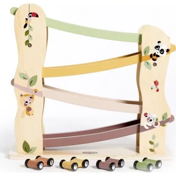 autodráha TINY LOVE Závodní dráha dřevěná Boho Chic