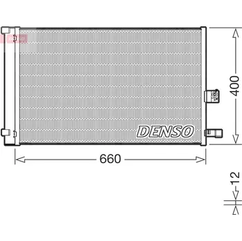 Klimatizace automobilu Kondenzátor, klimatizace, , 64539389411, DENSO, DCN05037