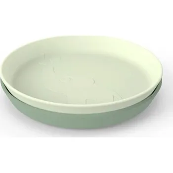 Talíř DONE BY DEER Kiddish talíř Elphee 2ks zelený