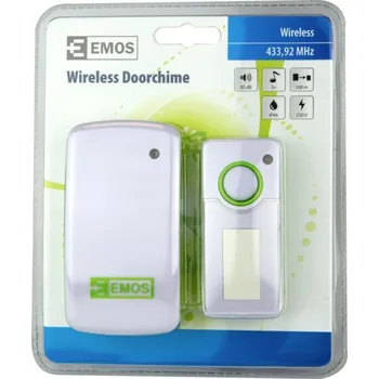 Domovní zvonek Bezdrátový zvonek Emos 100 m 85 dB