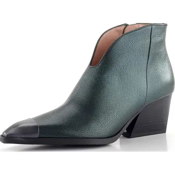 Dámské kozačky Hispanitas elegantní kotník na podpatku forest Sidney HI243596 - 38 | P687858