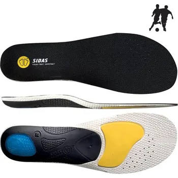 Vložka do bot SIDAS FOOTBALL 3D VLOŽKY DO KOPAČEK - Černá - velikost L