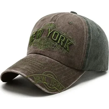 Kšiltovka Retro pánská baseballová kšiltovka | trendy čepice - káva