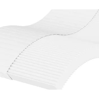 Matrace vidaXL Pěnová matrace bílá 120 x 210 cm tvrdost H2 H3