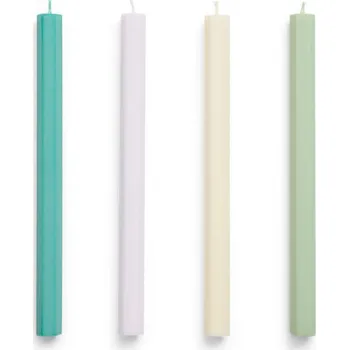 Svícen HAY Svíčky Hexagon Candle set 4ks, fresh