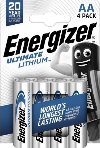 Energizer lithiová tužková baterie AA L91 4ks