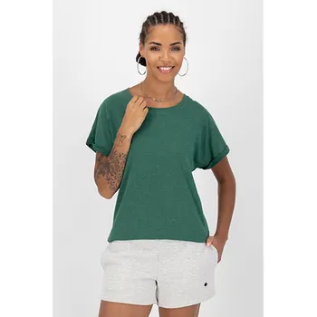 Tričko Alife and Kickin MALAIKAAK A Deep Emerald Melange velikost S