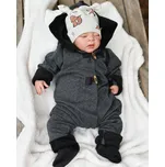 tmavě šedivý overal z warmkeeperu