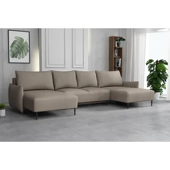 Sedací souprava Sedací souprava Santino U Velo světle hnědá