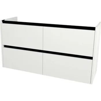 Koupelnový nábytek Koupelnová skříňka pod umyvadlo Devo Etna 2.0 bílá 118 x 64 x 40 cm ET2-SU4S118-P36