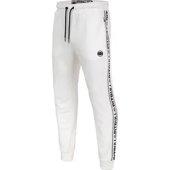 PitBull West Coast - pánské tepláky TAPE LOGO smetanové 3XL