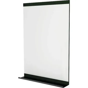 Zrcadlo Zrcadlo do koupelny Devo Viva 2.0 s poličkou 60 x 80 cm šedá matná/černá VV2-LUPL60-F77