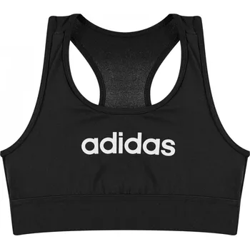 Podprsenka adidas Essentials Linear Bra Girls Black/White 7-8 Years
