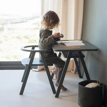 Jídelní židlička NOBODINOZ Growing Green Dětská židlička + stoleček Deep Green