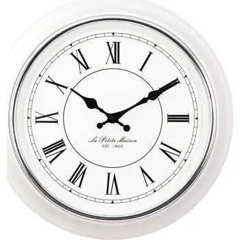 Hodiny Mebus 19233 Quartz nástěnné hodiny 40 cm x 5 cm, bílá