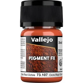 Modelářská barva Vallejo Pigments: Dark Red Ochre 35ml