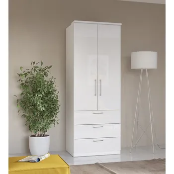 Dětská skříň Kombinovaná šatní skříň Optima 68 - bílá