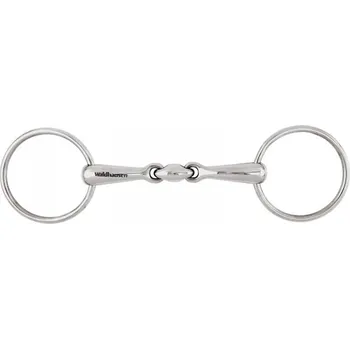 Udidlo pro koně Stihlo-nerez 2x lomené Waldhausen, 14,5 cm - 14 mm