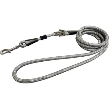 Vodítko pro psa PROFIZOO Vodítko prodlužovací lano (10 mm x 270 cm) šedá