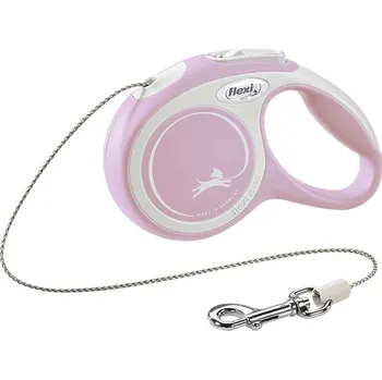Vodítko pro psa Vodítko Flexi New Comfort XS lanko 3m/8kg růžová