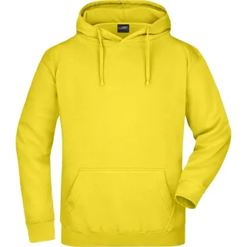 Pánská mikina Daiber Pánská mikina s kapucí Hooded Sweat JN047 Barva: Žlutá sluneční, Velikost: XL