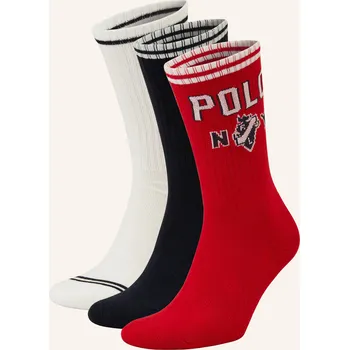 Dámské punčochy Polo Ralph Lauren Ponožky, 3 Páry V Dárkovém Balení, tmavě...