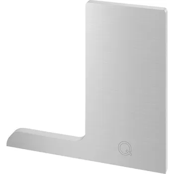 Zábradlí Koncové víčko, Easy Glass Pro "F", horní montáž Koncové víčko, Easy Glass Pro "F", horní montáž, levé, hliník, kartáčovaný, eloxovaný