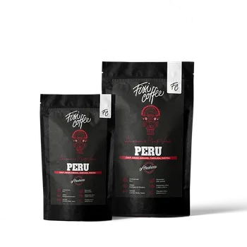 Káva Fixi Coffee Peru Amazonas – výběrová káva, 100% arabica zrnková / sáček Doypack / 250 g