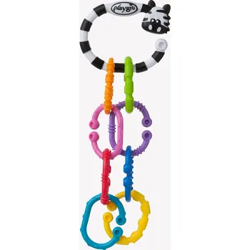 Hračka na kočárek Playgro Zebra 9 Dílků