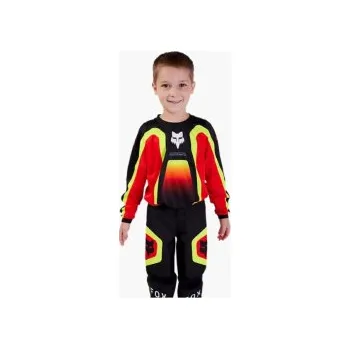Sportovní oblečení Dětský komplet FOX Kids 180 Ballast Pants Black/Red 2024, Velikost Dres KS, Velikost Kalhot K4