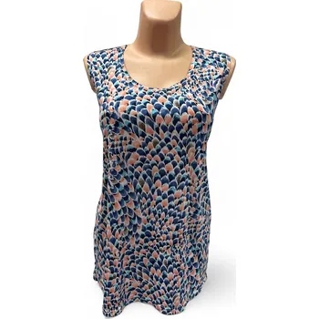 Dámská tílka a topy, Barva Světle modrá, Velikost XL 44, Materiál 98% Polyester 2% Lycra