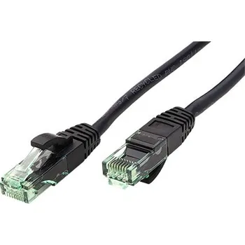 Síťový kabel ROLINE RM UTP patchkabel kat. 6a, 20m, černý - 21.45.3159