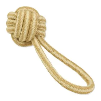 Hračka pro psa Přetahovadlo DOG FANTASY Juta míč házecí krátký