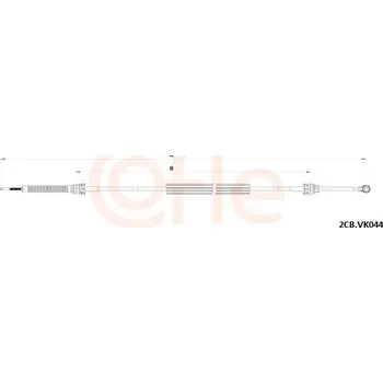 Převodovka Tažné lanko, ruční převodovka, , COFLE, 92.2CB.VK044