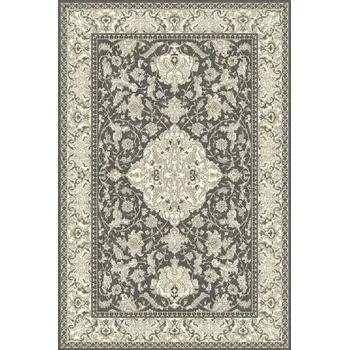 Koberec Vlněný koberec Agnella Isfahan Sefora Grafit - 133 x 180 cm