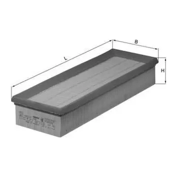 Vzduchový filtr Vzduchový filtr, , 5022766, 7700678752, 77006787752, 890X9601RA, KNECHT, LX 143