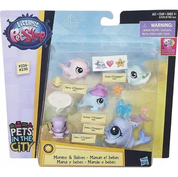 Figurka LITTLEST PET SHOP 5 Figurek Mix Zvířátka DELFÍNCI
