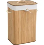 TecTake GmbH 401836 koš na špinavé prádlo s víkem - 72 l,béžová