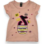 Dasilva Dívčí meruňkové tričko s krátkým rukávem TIKTOK 01 Barva: Meruňková, Velikost: 98