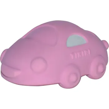 Hračka pro kojence TIKIRI Vroom Vroom Chrastítko a kousátko z přírodní gumy Autíčko