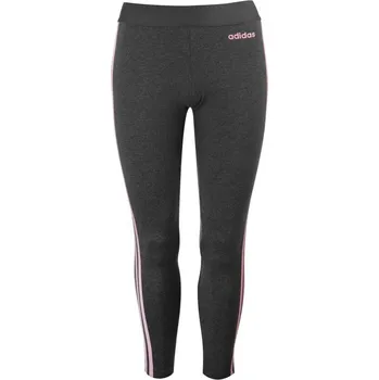 Dámské legíny adidas Essentials 3 Stripe Leggings Womens Dark Grey XXL (24-26)