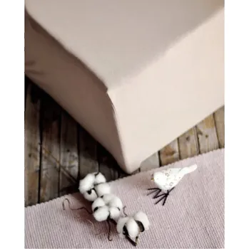 Prostěradlo oříškové Superstretch EMI: Prostěradlo 90(100)x200