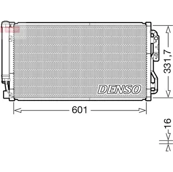 Výparník klimatizace Kondenzátor, klimatizace, , 64509335363, DENSO, DCN05105