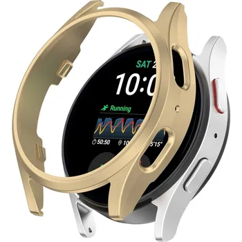 Příslušenství k chytrým hodinkám VSECHNONAMOBIL 83420 PC HALF COVER Plastový kryt Samsung Galaxy Watch 7 44mm zlatý