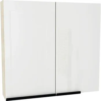 Koupelnový nábytek Zrcadlová skříňka bez osvětlení Devo Etna 2.0 levá 75 x 16 x 70 cm polar aland pine