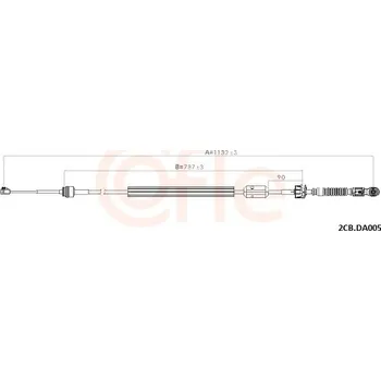 Převodovka Tažné lanko, ruční převodovka, , COFLE, 92.2CB.DA005