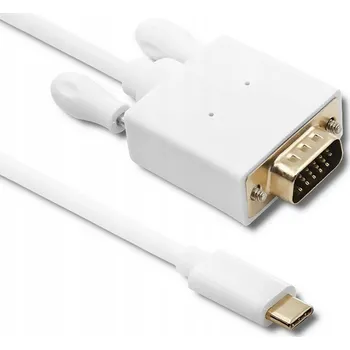 Bezpečnostní kamera Kabel USB-C Qoltec 50419 2 m, bílý
