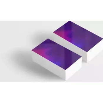 Vizitkový papír Vizitky, 5000 ks, 90x50 mm, 300 g, jednostranně, lesklá laminace, kulaté rohy